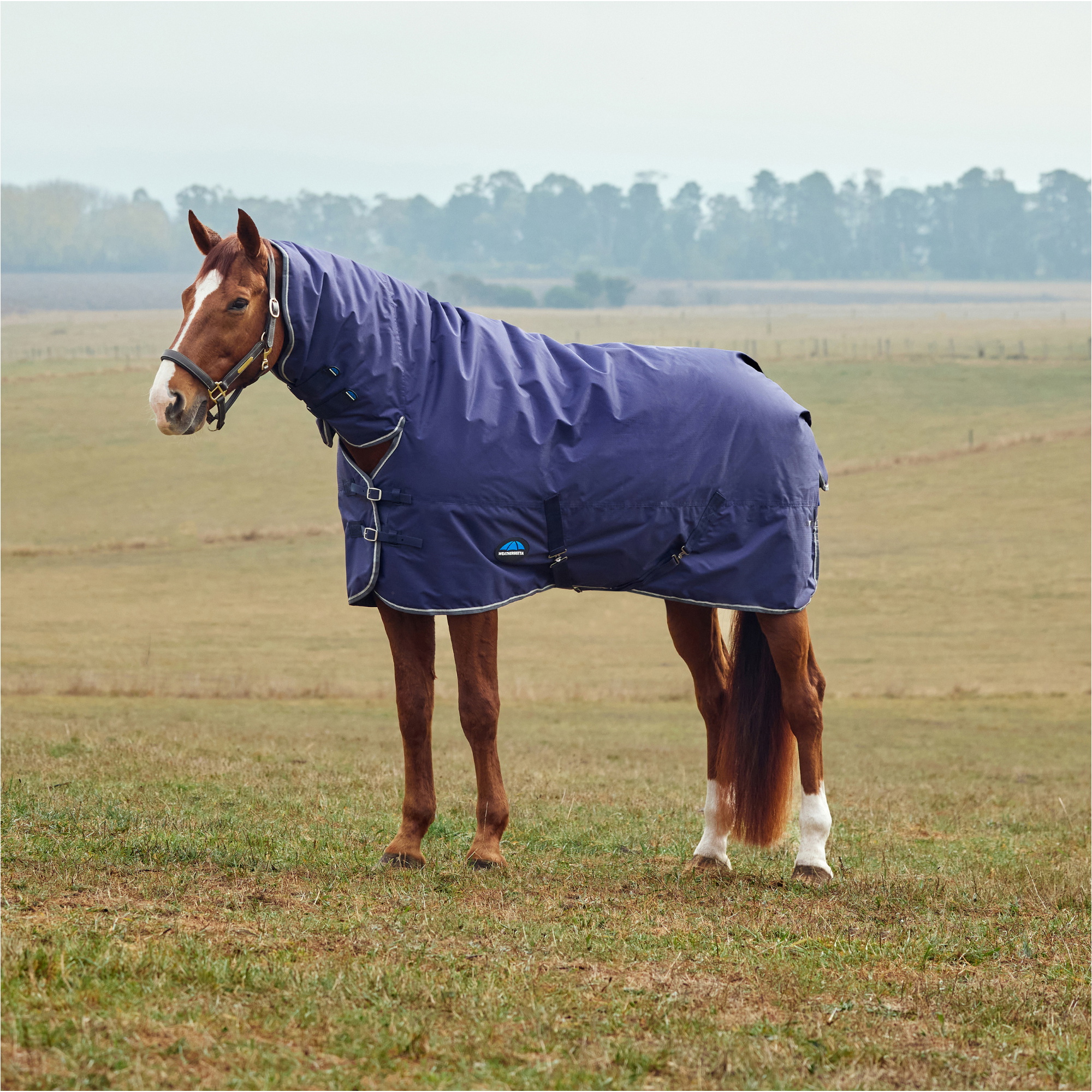 2025 WeatherBeeta Comfitec Tyro Turnout Combo Neck 1029035 - Navy